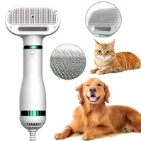 new 2 in 1 portable pet dog dryer dog hair dryer comb brush pet grooming dryer cat hair comb dog fur blower low noise