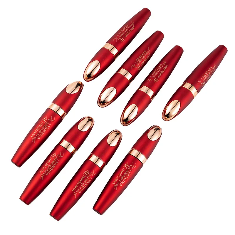 Профессиональная долговечная 4D шелковая тушь для ресниц 24 часа Водостойкая