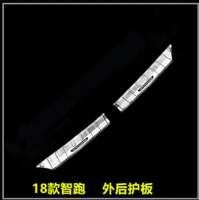 Протектор заднего бампера из нержавеющей стали Накладка на порог накладка