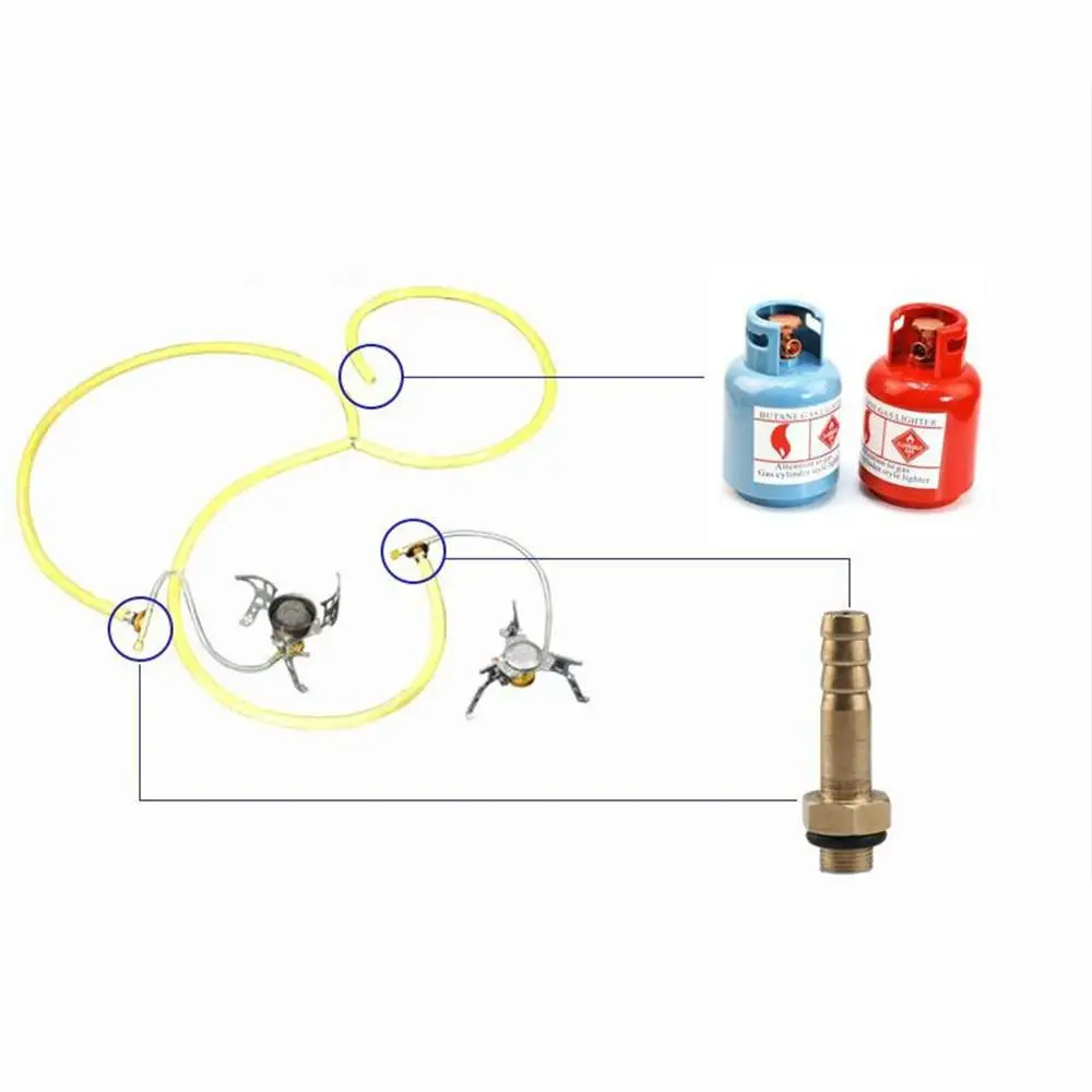10 мм Наружная кемпинговая головка Плиты аксессуары клапана газовый короб