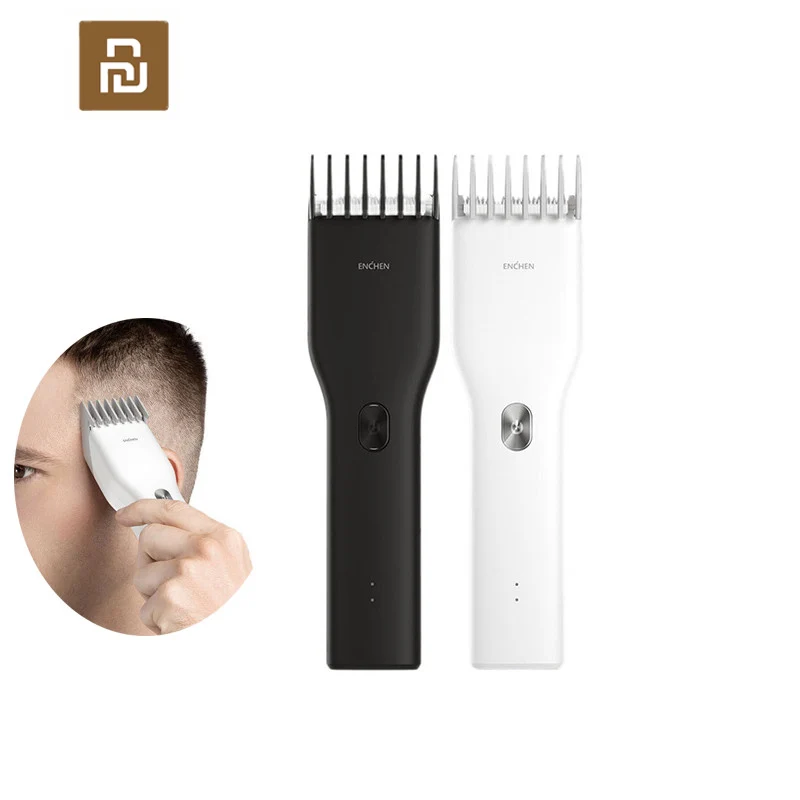 

Youpin ENCHEN Boost USB Electric Hair Clipper Two Speed Ceramic Cutter Hair Fast Charging Hair Trimmer Children Hair Clipper