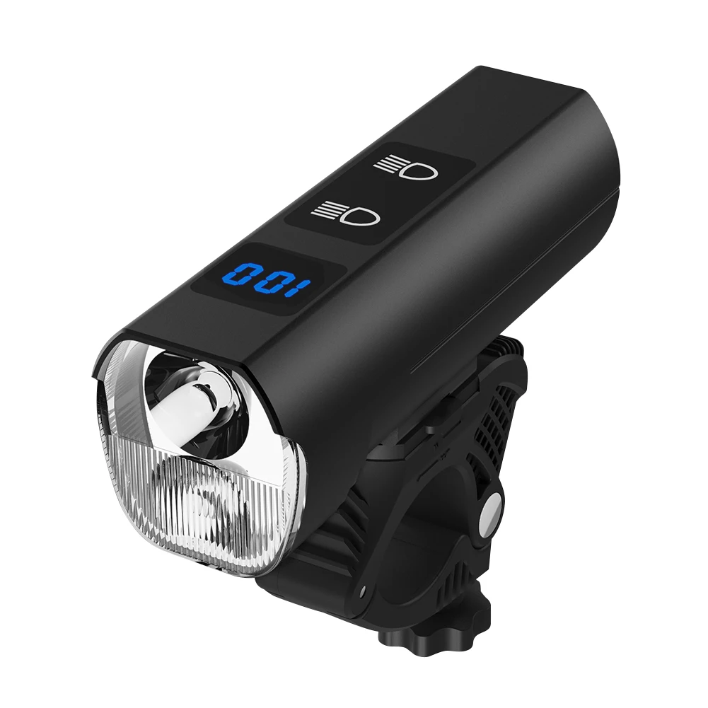 

2xXPG-3 1200LM LED Waterproof Bike Light Power Display USB Charging Bicycle Lamp Night Riding Safety Warning Headlight Accessori