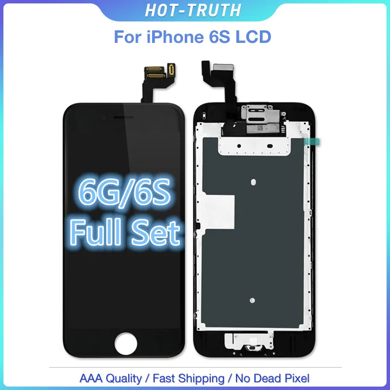 10 шт./лот полный комплект ЖК дисплей для iPhone 6 6S Полный экран сенсорный дигитайзер