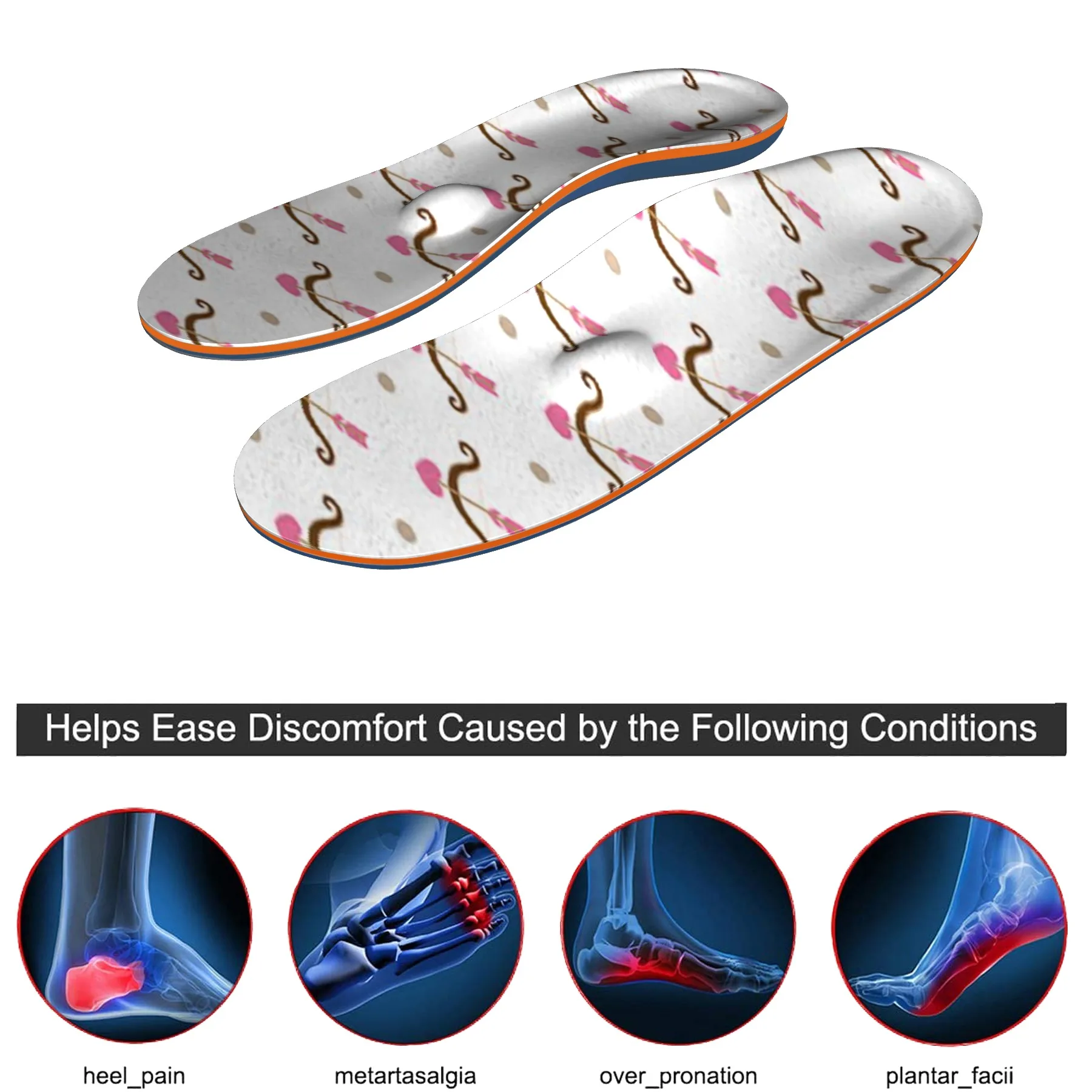 Plantar Fasciitis, Arch Support, Sports Soles, Flat Foot Pain, Heel Spurs, Orthopedic Pads, Orthopedic Insoles, Sports Shoes, Si