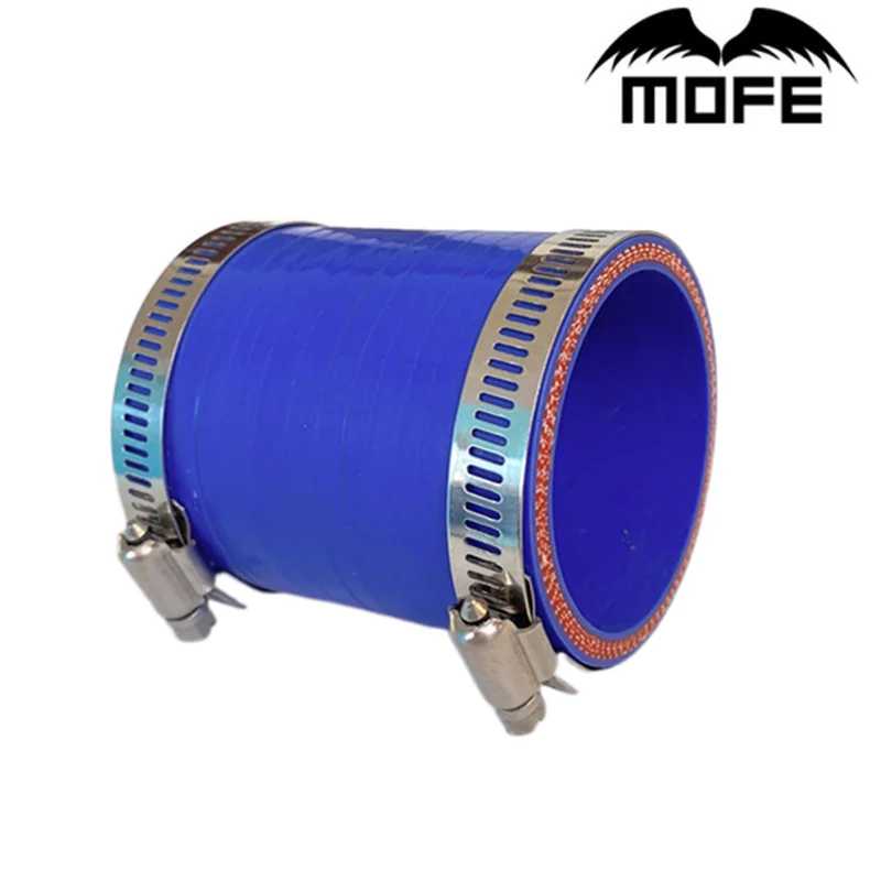 

MOFE Universal 3 Ply 51mm/57mm/60mm/63mm/70mm/76mm Straight Silicone Hose Intercooler Turbo Coupler Tube Intake Pipe Blue Color
