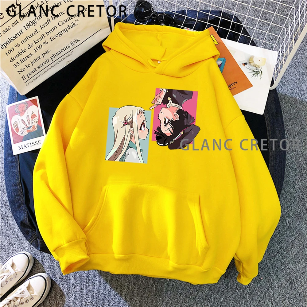 

Kawaii Anime Harajuku Toilet bound Hanako kun Hoodie Women Ullzang Cute Cartoon Sweatshirt 90s Fashion Graphic Hoody Female