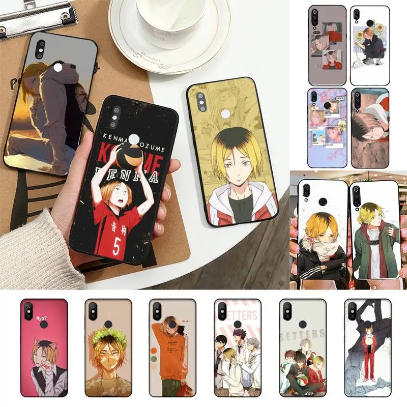

YNDFCNB Kozume Kenma Haikyuu Anime Phone Case For Redmi Note 7 5 8A Note8pro 9Pro 8T Coque for note6pro Capa