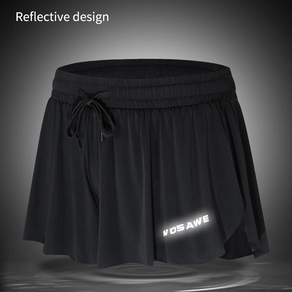 Женские велосипедные гелевые шорты WOSAWE юбка Ультралегкая дышащая велосипедная