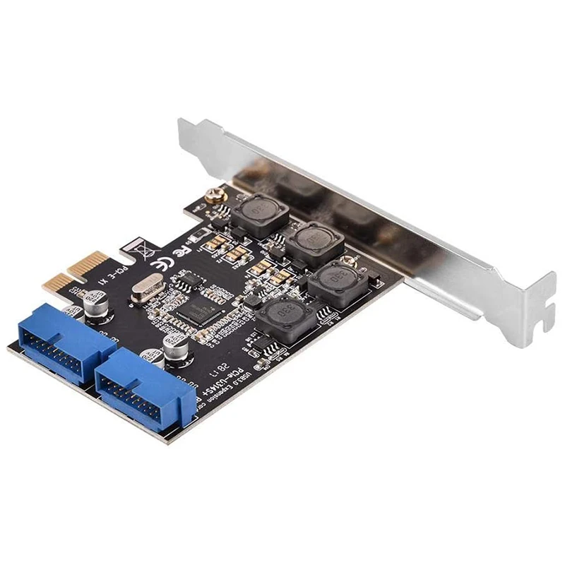 

PCI-E к USB 3,0 2-Порты и разъёмы сетевая карта, низкопрофильная PCI-PCI Express Внутренний 2 Порты и разъёмы 19Pin заголовок USB 3,0 карта адаптера