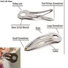 Портативный Многофункциональный Безопасный нож для выживания в виде кредитной карты шпилька заколки для волос Спортивная заколка уличные ручные зажимы инструмент