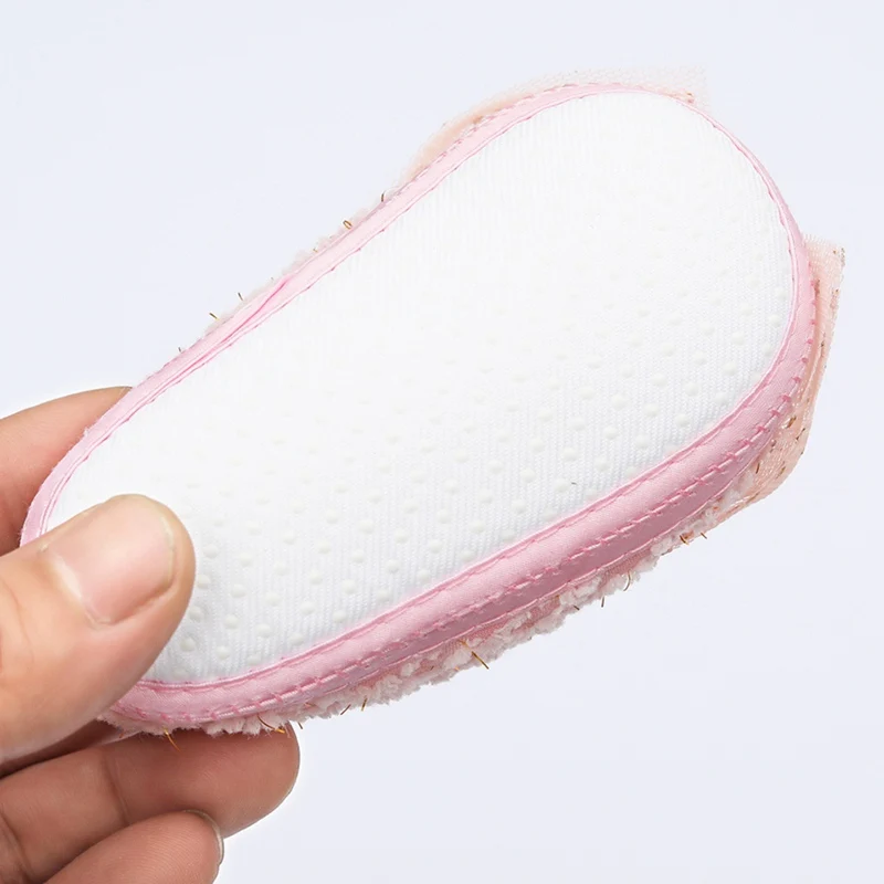 

Toddler Shoes Baby Girl Sweet Princess Shoes Star Net Yarn Bowknot Crib Shoes Newborn Soft Sole 0-18M3