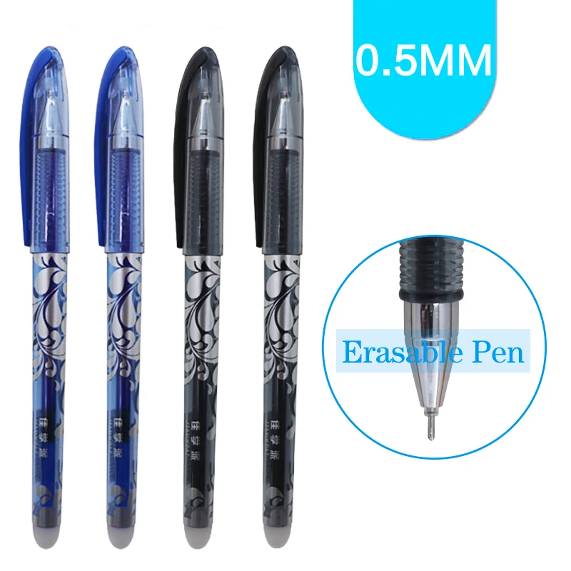 3/12 шт./компл. синие чернила стираемая ручка Канцелярия для учеников письменная