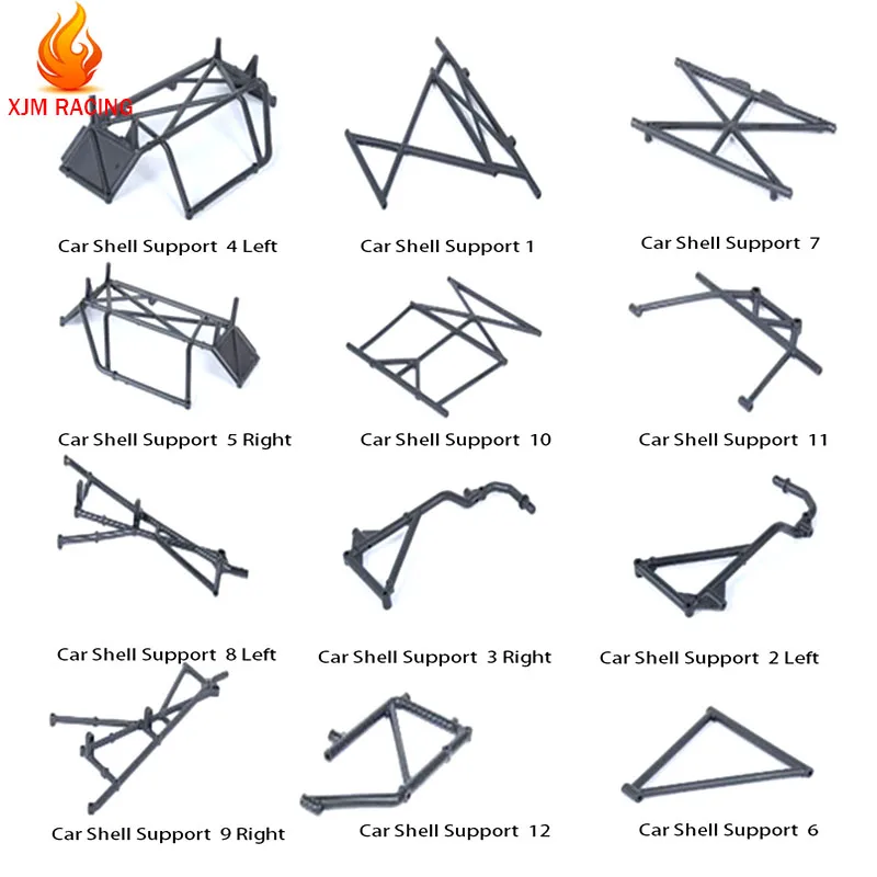 

Plastic Roll Cage Car Shell Frame for 1/5 Losi 5ive-t Rovan LT KINGMOTOR X2 DDT FID RACING Truck Rc Car Parts