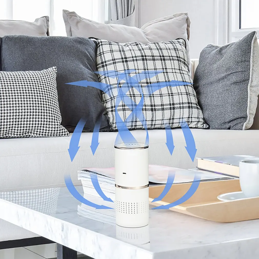 

CZ-F16 Car Air Purifier Portable Fresh Air Purifier Mini USB Air Cleaner Smoke PM2.5 Eliminator For Home Office