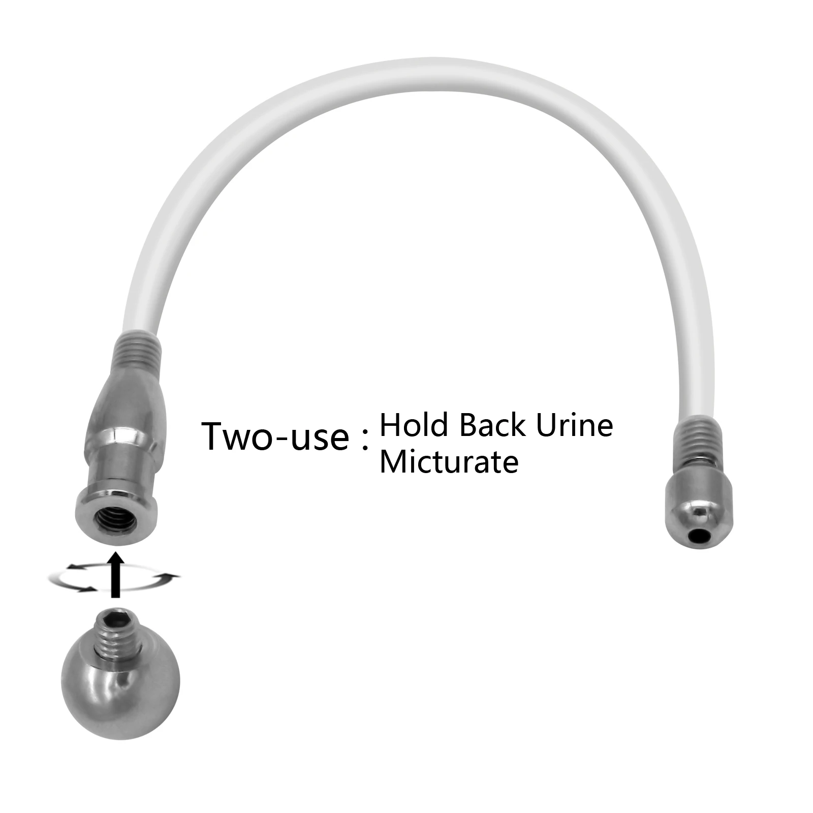 Two-use Urethra Catheter Hold Back Urine and Micturate Urinary Plug Sounds Block Penis Stimulate Dilator | Красота и здоровье