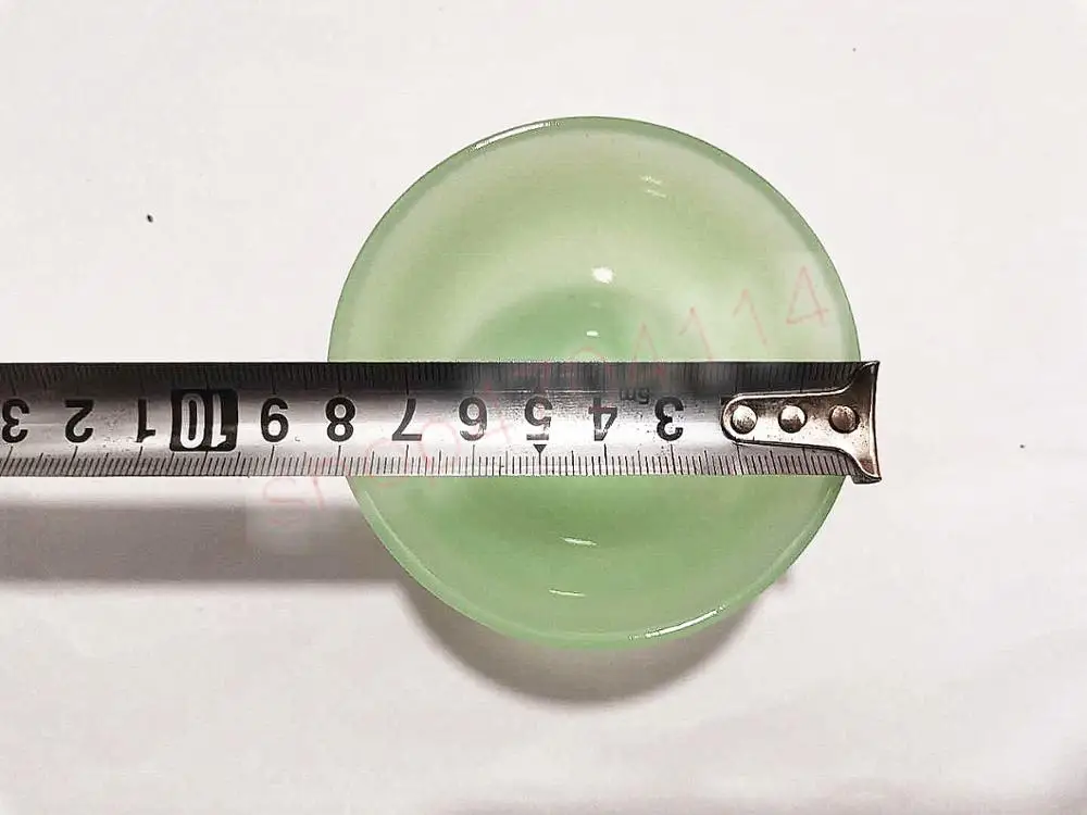 Натуральная Зеленая Нефритовая маленькая чайная чаша/искусственная кожа