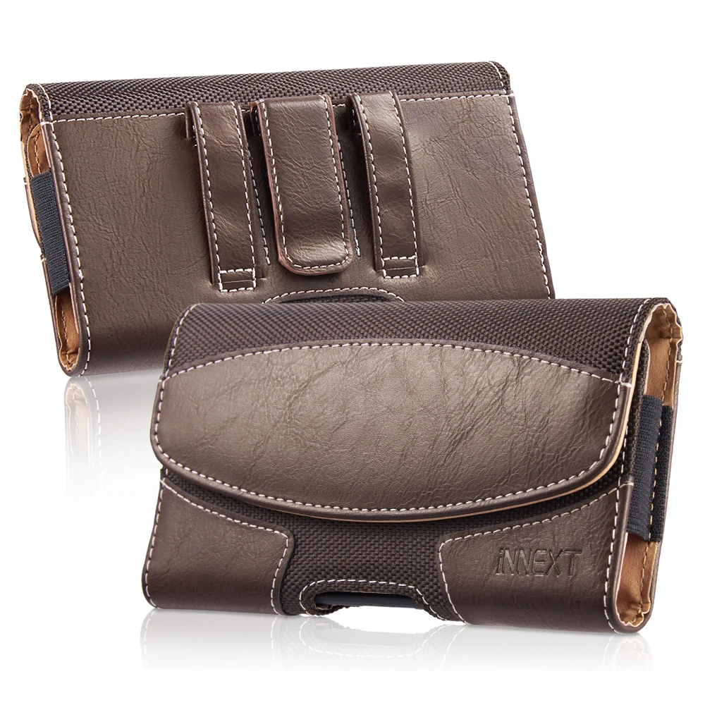 Универсальный кожаный чехол для телефона с зажимом ремня xiaomi a2 mi 8 lite mi9 redmi note 5 6 7