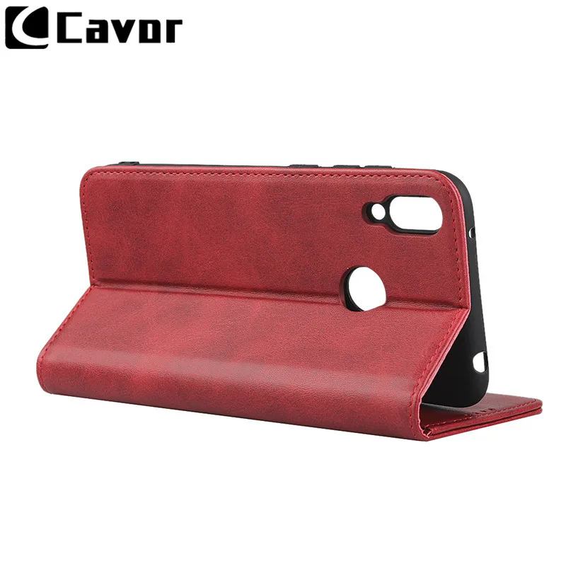 Кожаные флип-чехлы с высокой магнитной застежкой для Huawei Y7 2019 чехол Аксессуары