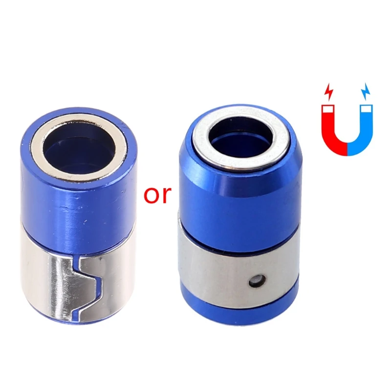

1pc Magnetic Ring 1/4" 6.35mm Metal Strong Magnetizer Screw for Electric Phillips Screwdriver Bits