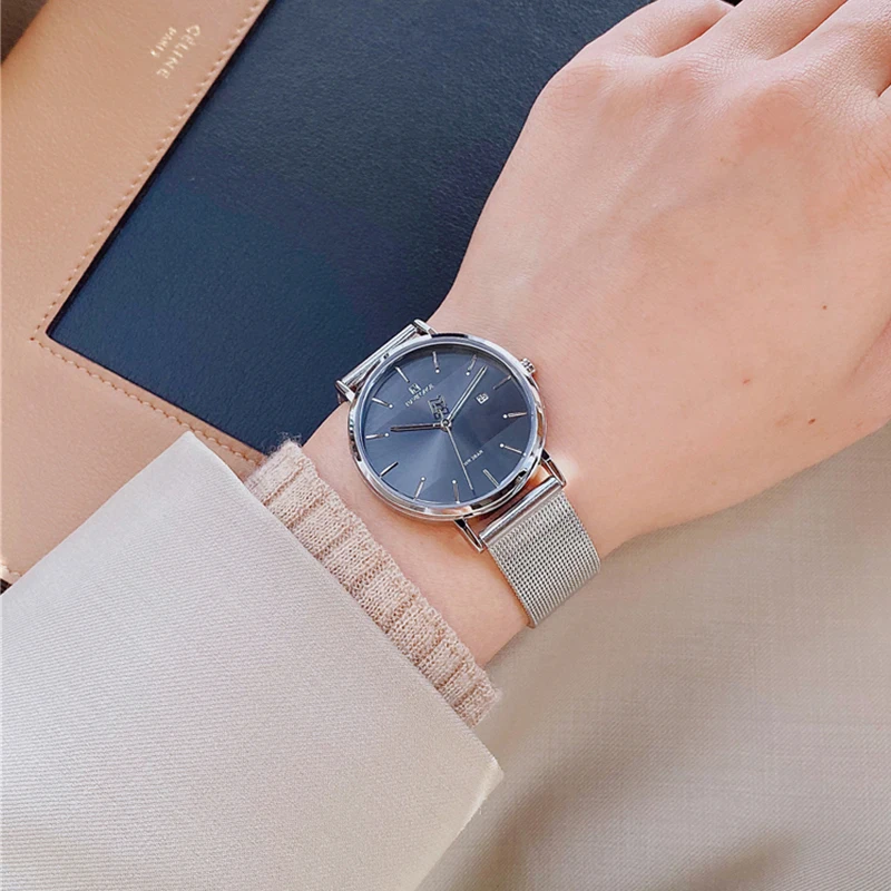 Часы наручные NAVIFORCE женские кварцевые стильные роскошные брендовые простые с