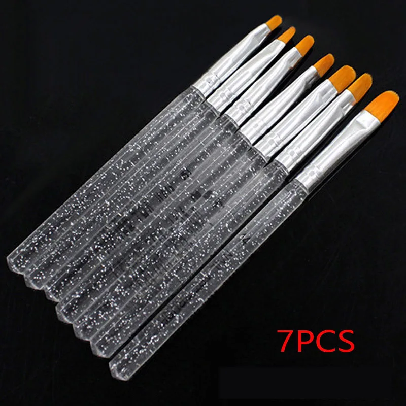 

2022 New UV Gel Acrylic Crystal Nail Art Brush Pen Drawing Design Builder Painting Tools Beautiful Women Nail Accessories