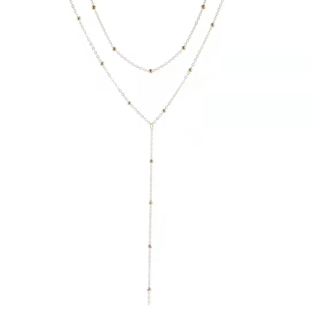 

Fast selling cross border jewelry in Europe and America wish popular pearl chain long women's Pendant Necklace women's sweater