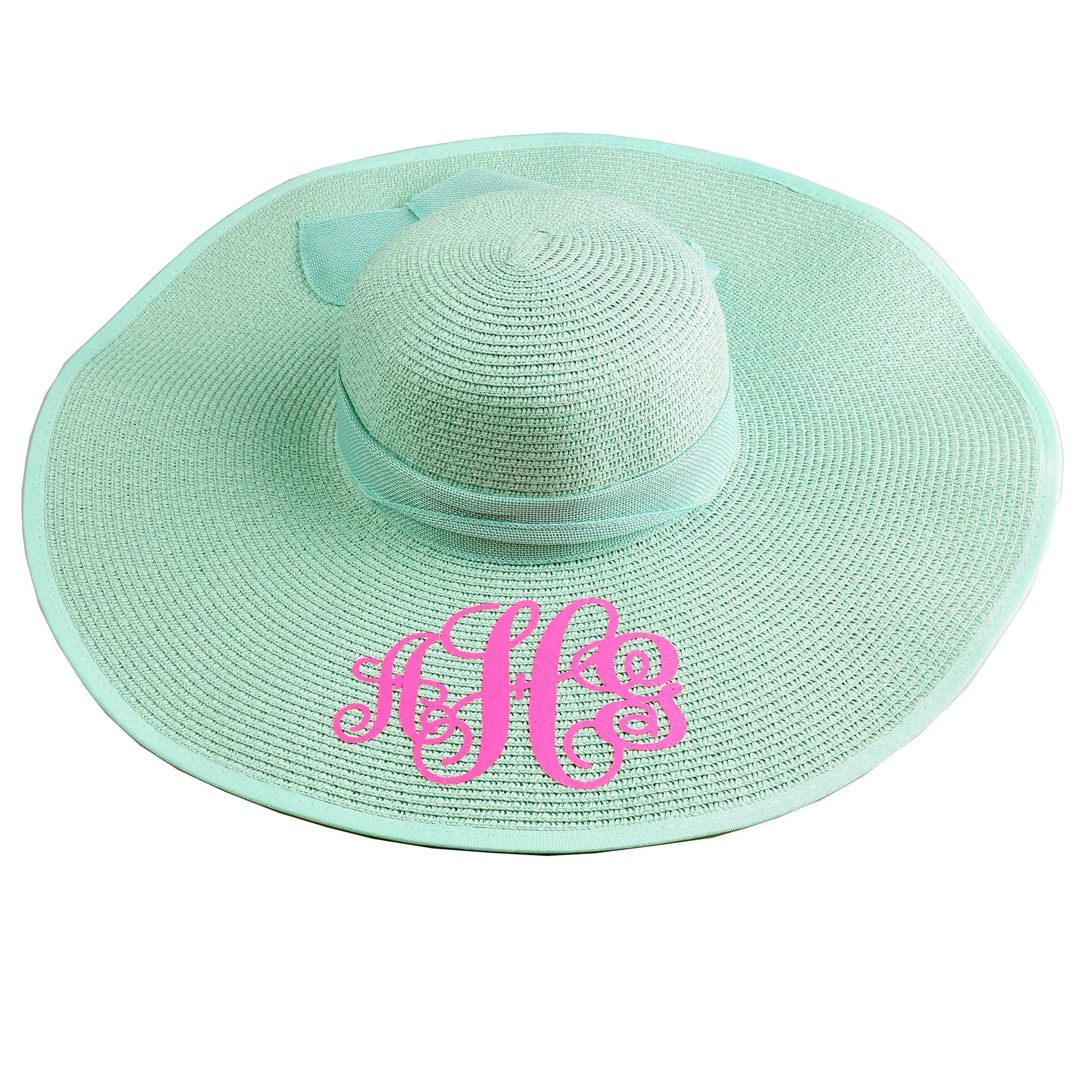 Соломенная шляпа для медового месяца с вашим именем и текстовым логотипом