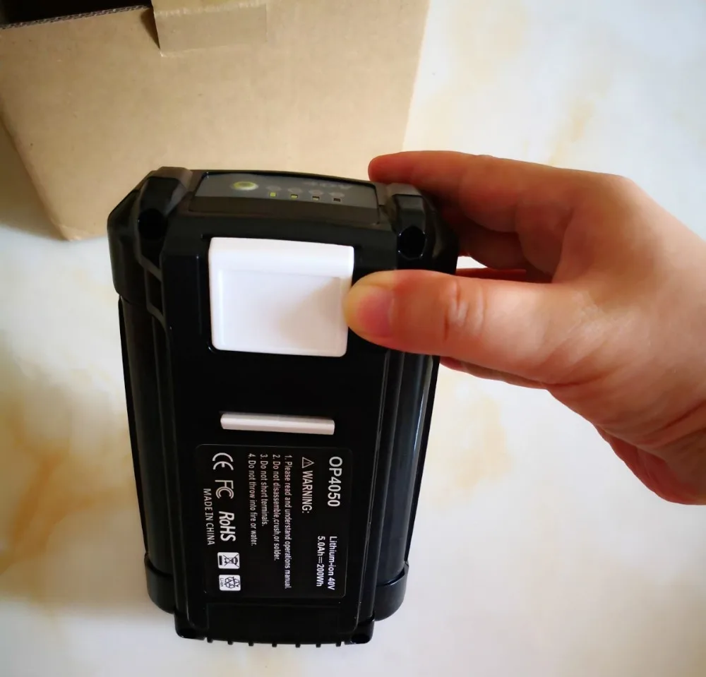 40V газонокосилка литий-ионная батарея 5000mah 6000mah для Ryobi OP4026A OP4050 аккумулятор электроинструмента