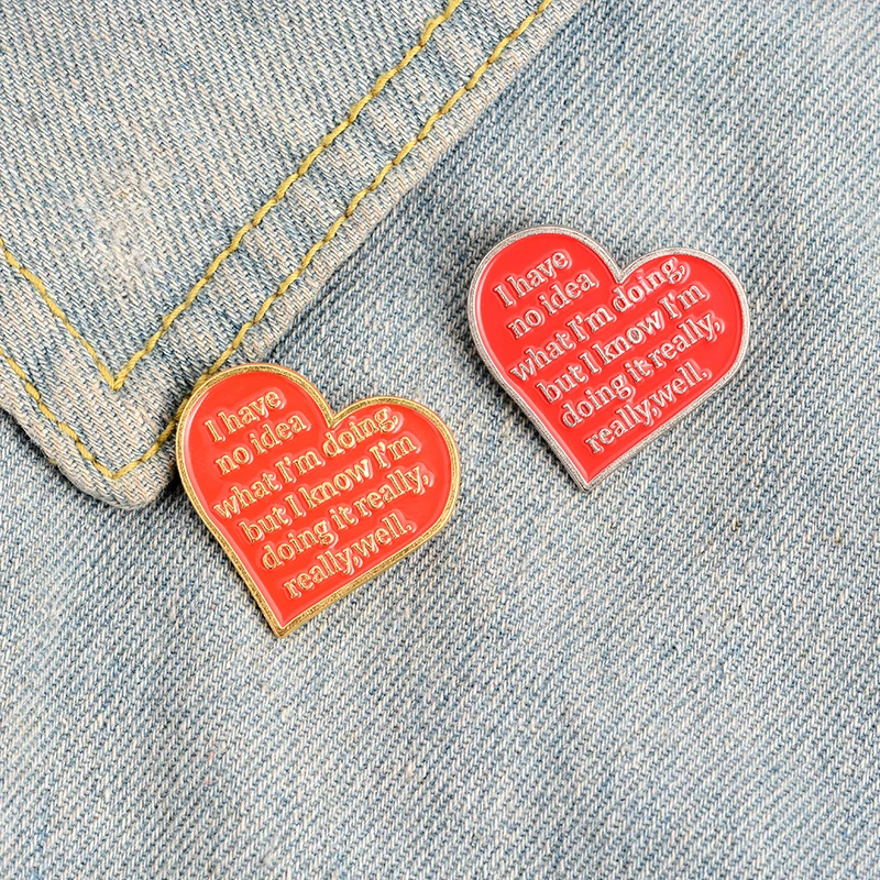 Эмалированная булавка Zero idea но я действительно хорошо делаю это значок со