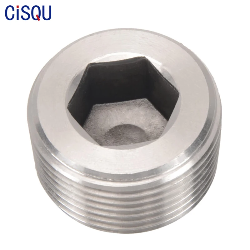 304 нержавеющая сталь Шестигранная гнездовая штепсельная вилка масляная пробка