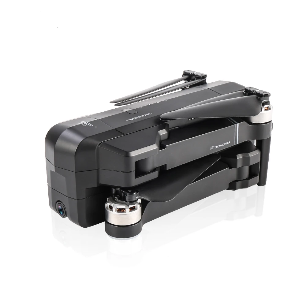 Новый GPS Дрон Wi-Fi FPV Вертолет F11 складной с бесщеточным двигателем Quadcopter полета 25