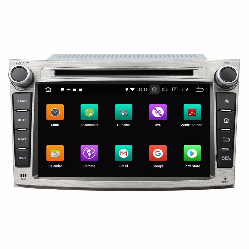 Автомобильный радиоприемник Octa Core Android 9 0 DVD плеер с GPS для Subaru Legacy outback 2009 2012