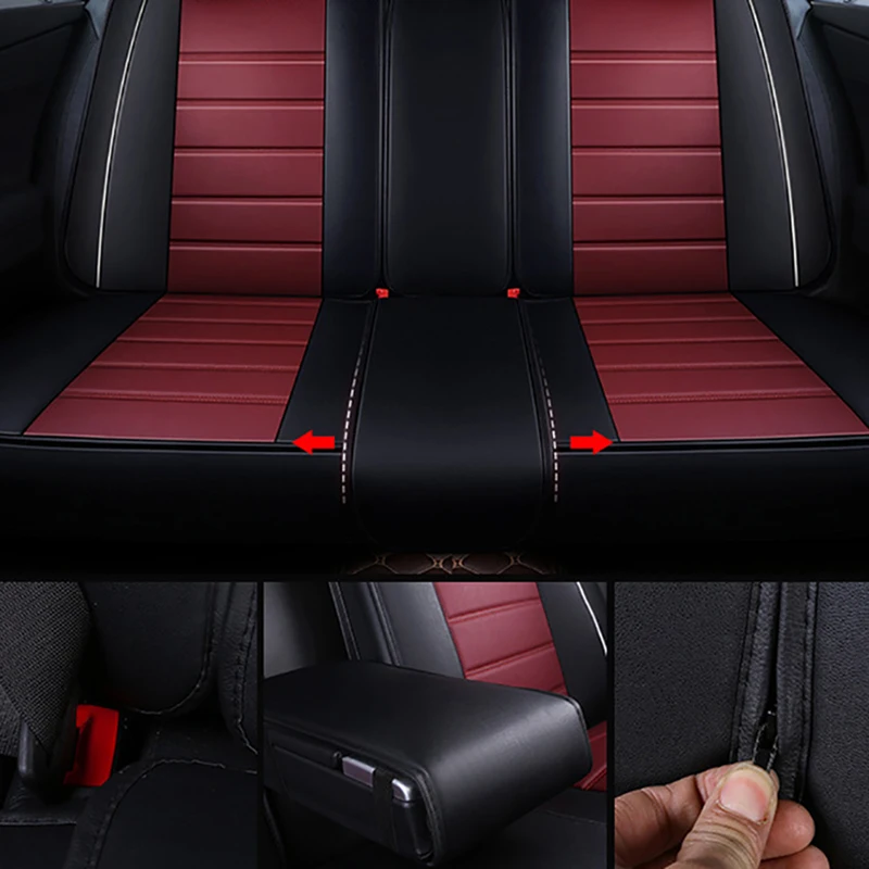 kalaisike leather universal car seat covers for Kia cerato ceed sportage spectra K2 K4 K5 sorento picanto rio K3 auto styling | Автомобили