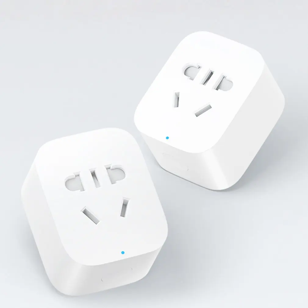 Xiaomi mijia умная розетка WiFi Беспроводная дистанционная розетка адаптер питания и выключения с телефоном Прямая поставка
