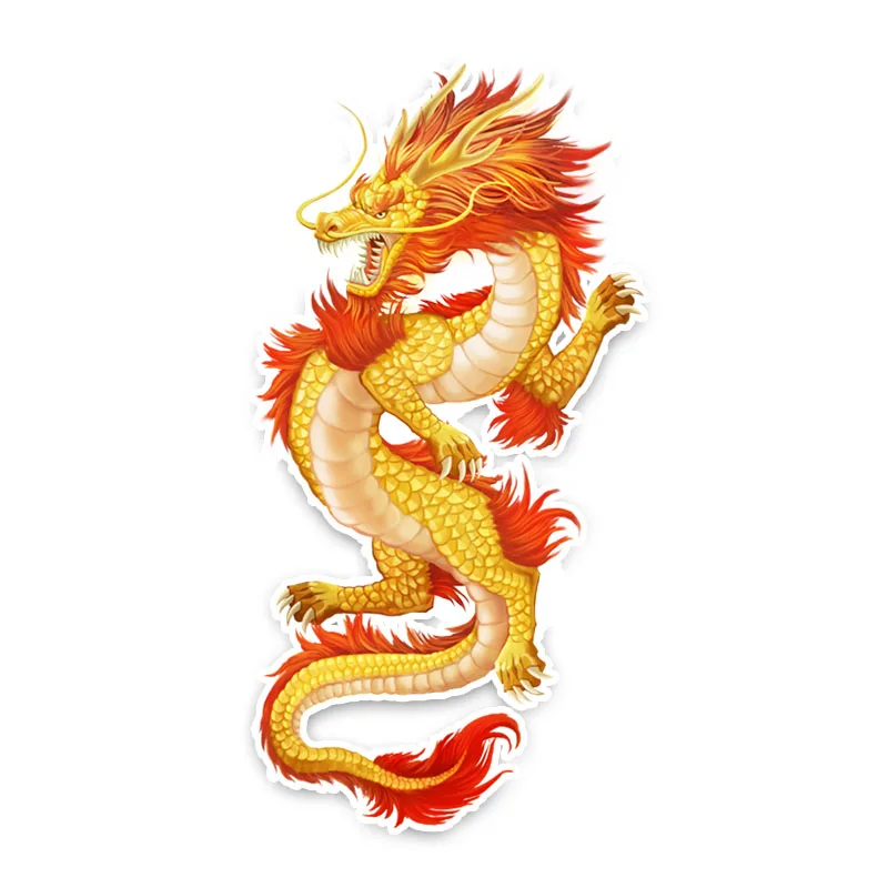 

JuYouHui Exterior Accessories Decal Chinese Dragon Decoration Fashion PVC Car-styling Car Sticker Coolest Car Decals