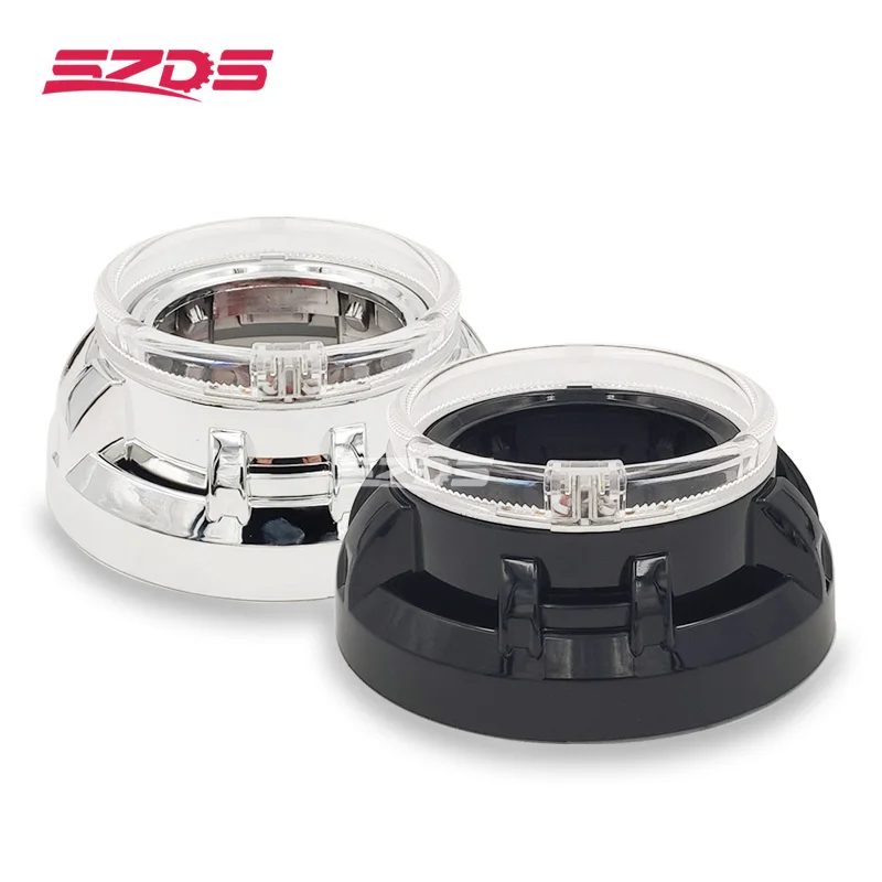 Автомобильный Стайлинг 3 0 дюйма светодиодный прожектор Angel Eyes Bixenon серебристая