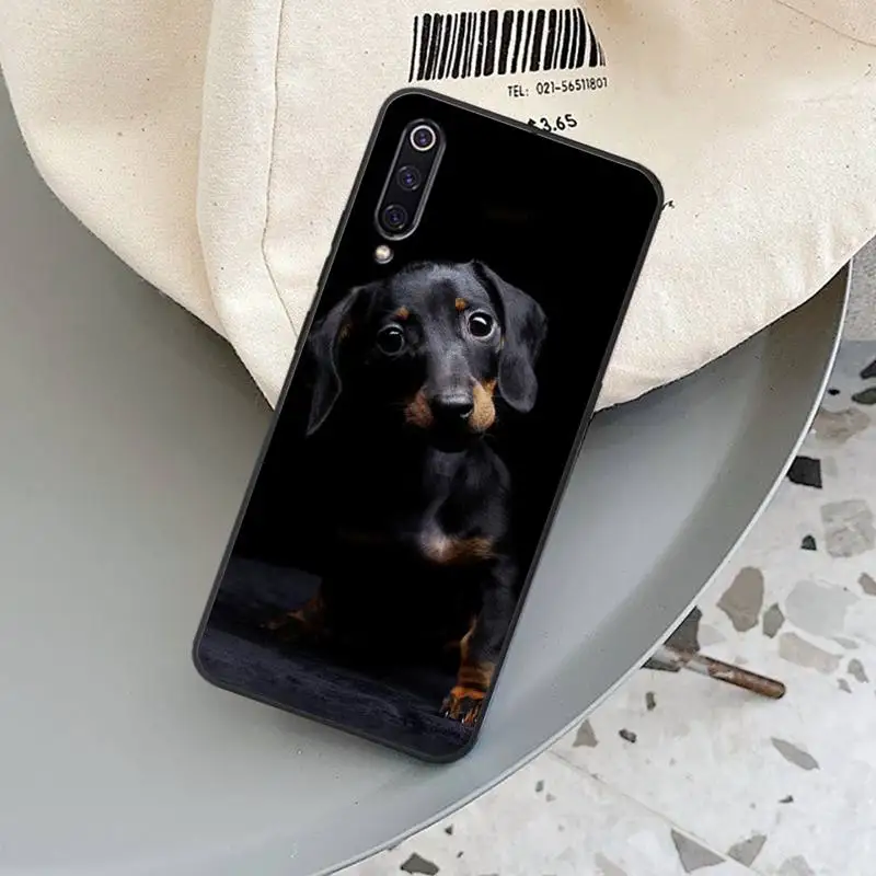 

cute Dachshund dog Phone Cases for Xiaomi mi 6 6plus 6X 8 9SE 10 Pro mix 2 3 2s MAX2 note 10 lite Pocophone F1