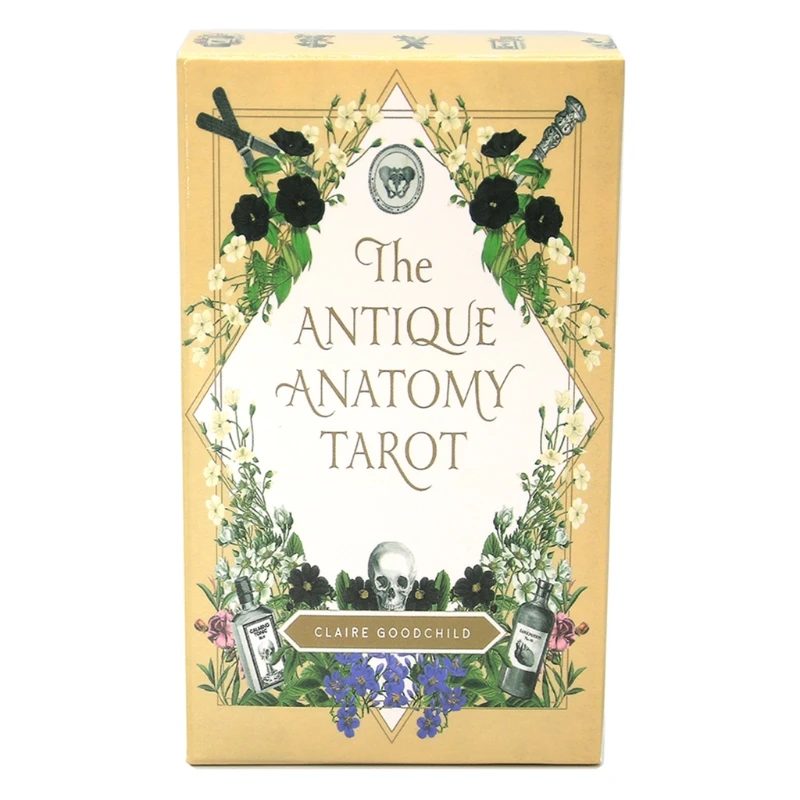 

The Antique Anatomy Tarots 78-Card Deck Full English Divination Oracle Cards D2TC