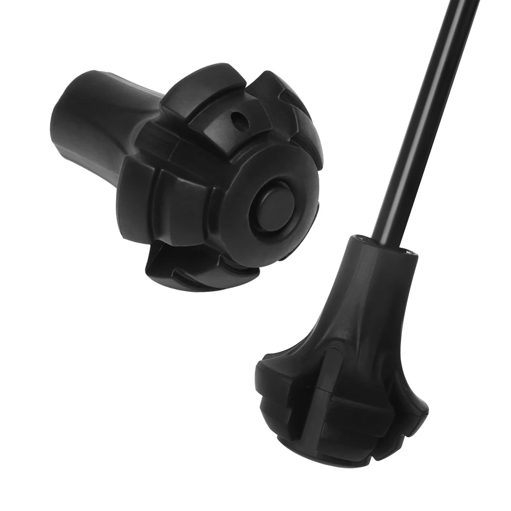 2021 Hot Sales 1 pcs New Black Nordic Walking Poles Trek Pole Nordic Style  Crutch 9 styles Walking Stick Hiking Accessories