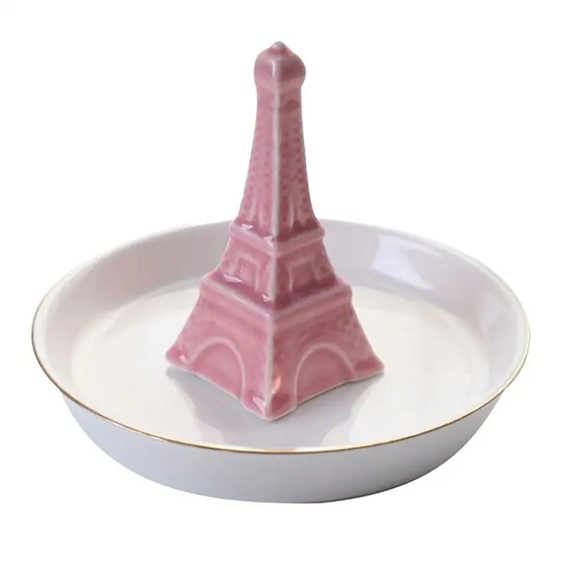 Керамическая тарелка органайзер для хранения ювелирных изделий декоративное