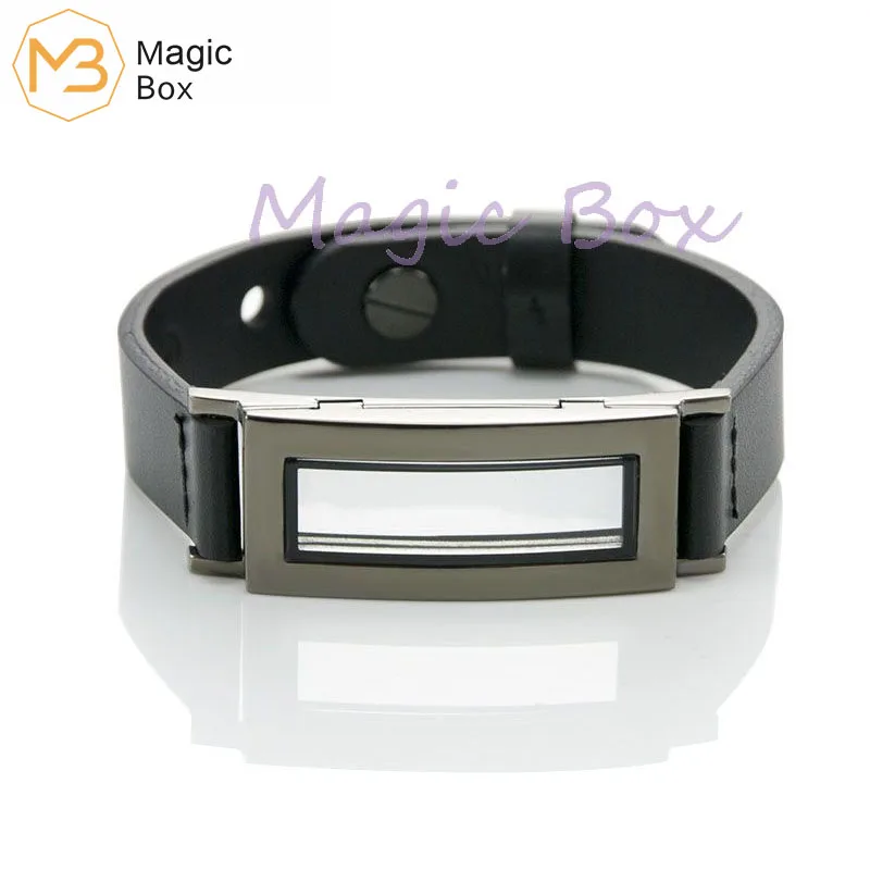 Кожаный браслет из нержавеющей стали стеклянный плавающий медальон кожаный