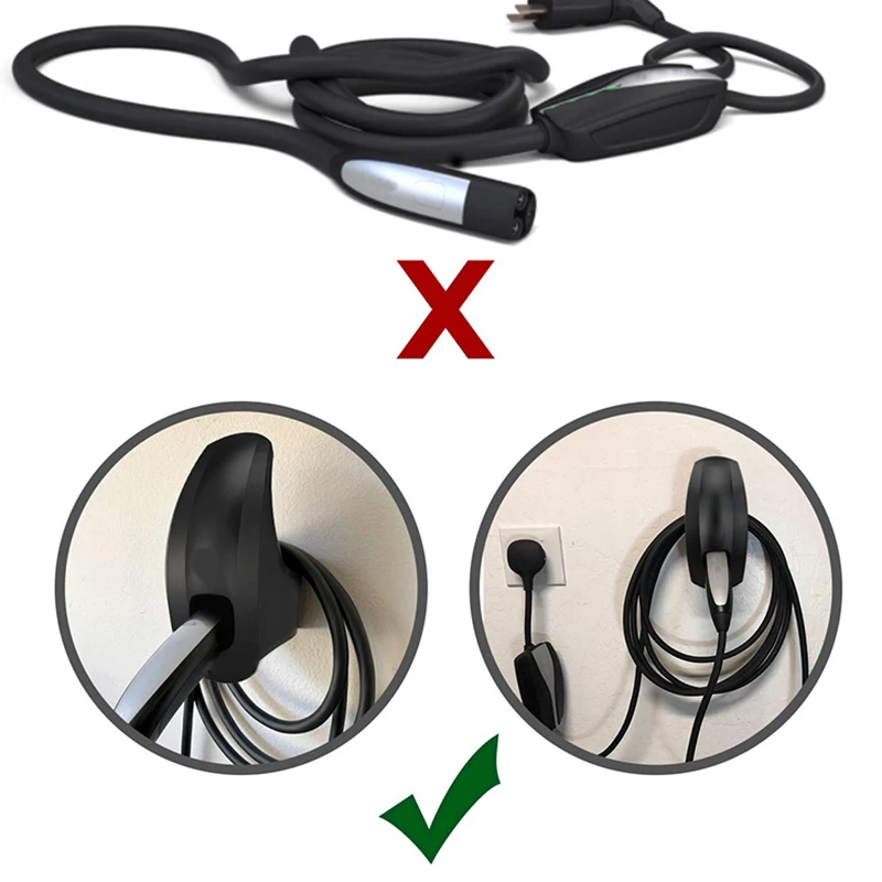 Органайзер для зарядного кабеля Tesla Motors настенный Разъем Кабельный органайзер