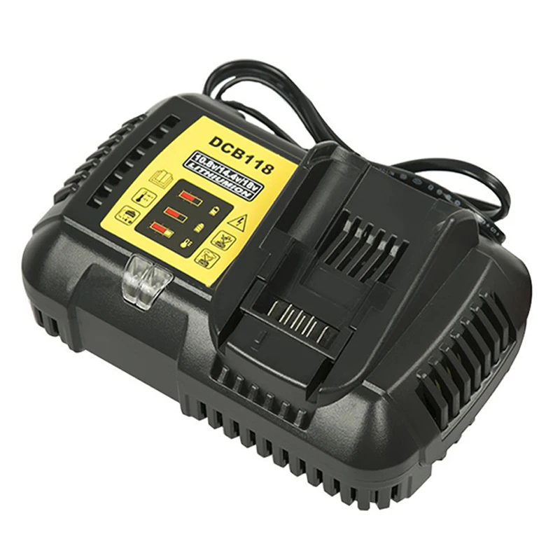 4.5A быстрая литиевая батарея зарядное устройство для Dewalt DCB118 12 V/14,4 V/20 V DCB200 DCB180 DCB181 DCB182 DCB120 litio зарядное устройство