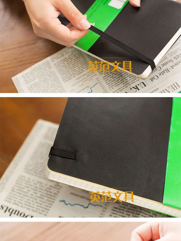 Прямая поставка с фабрики, блокнот, канцелярские принадлежности, Moleskine, классический, Завязывающийся, эта пустая сетка, горизонтальный толстый блокнот