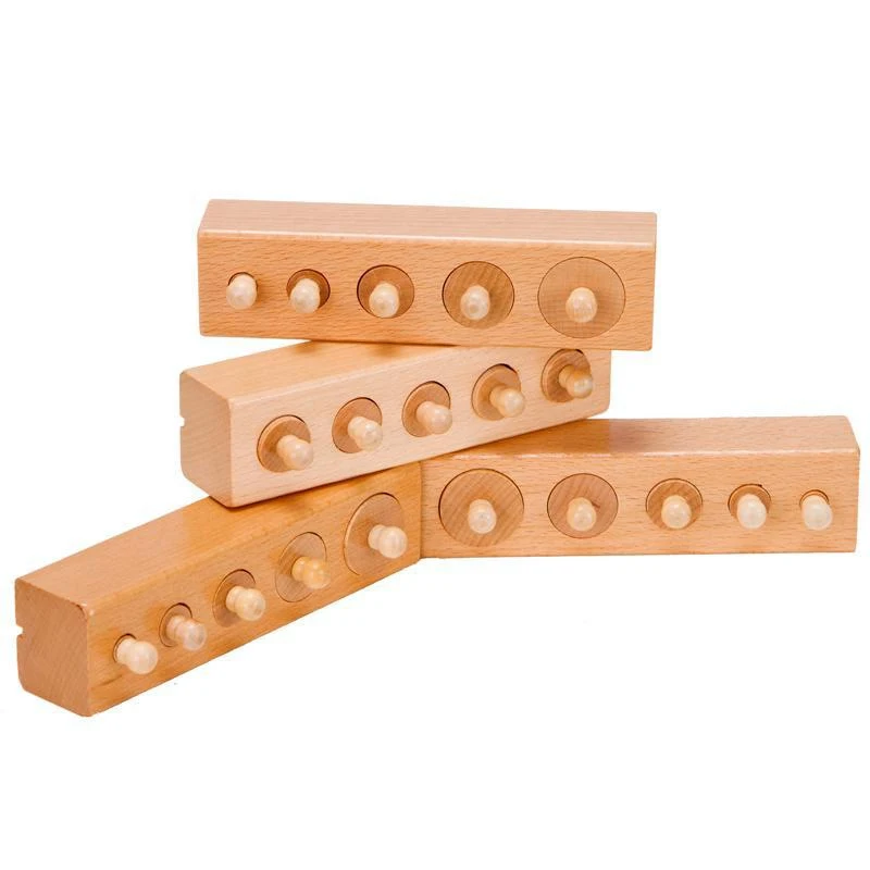 Обучающие Развивающие цилиндрические блоки Игрушки для развития ребенка