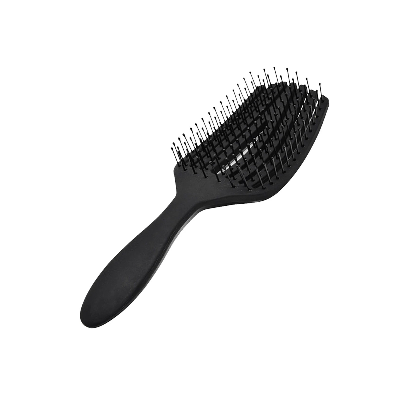

Hair Brush Nylon Bristles Scalp Massage Black Home Salon Professional Comb Smoothing Styling Tool Hairdressing Anti Static