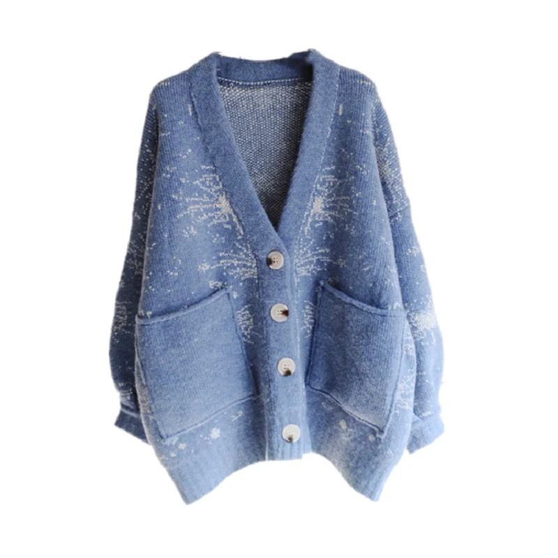 Осень Зима вязаные Желтые свитера женский кардиган 2019 корейский v-образный вырез