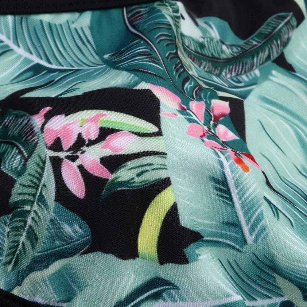 

Bikini 2020 Women'S Bandage Bikini Set Sexy Leaves For Rope Swimsuit Push-Up Swimwear Women Sexy Bikini Set Swimsuit