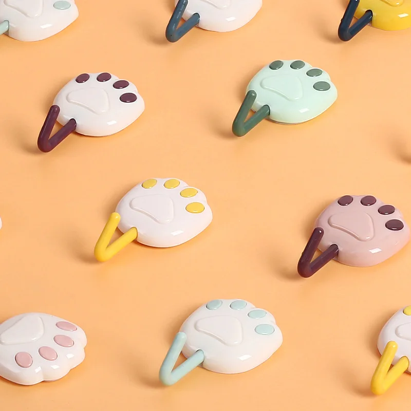 

8 Pcs Adhesive Hooks Towel Small Key Hooks for Kitchen Bathroom Living Room Bedroom and Office Wall Hooks for Hanging