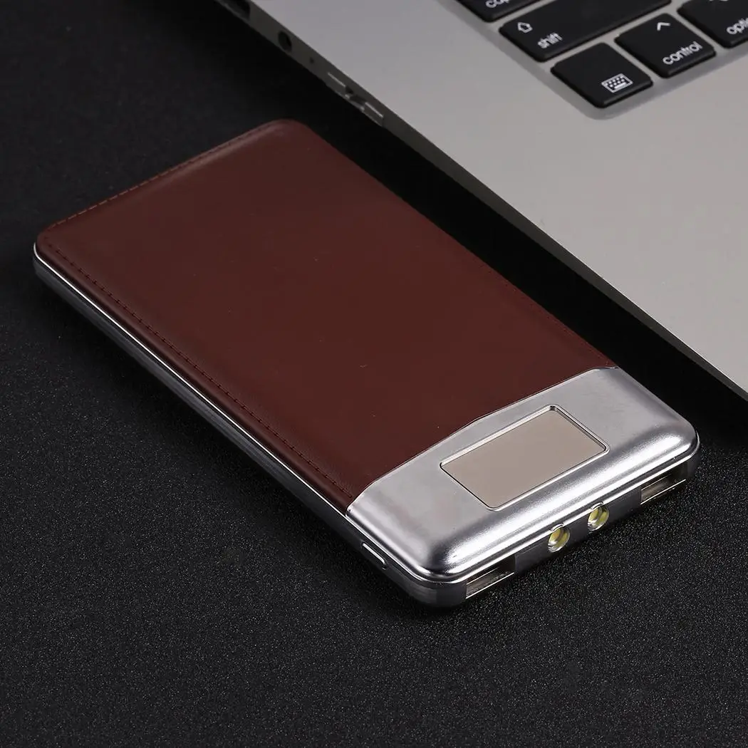 2000 мАч портативный Банк питания двойной USB литий полимерная Внешняя батарея